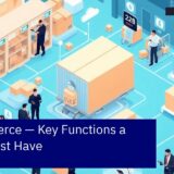 Diagram illustrating B2B e-commerce functionalities