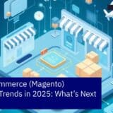 Abstract e-commerce digital growth concept illustration