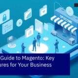 Magento platform with security and UX/UI icons