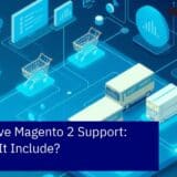 Diagram showing Magento 2 support service elements